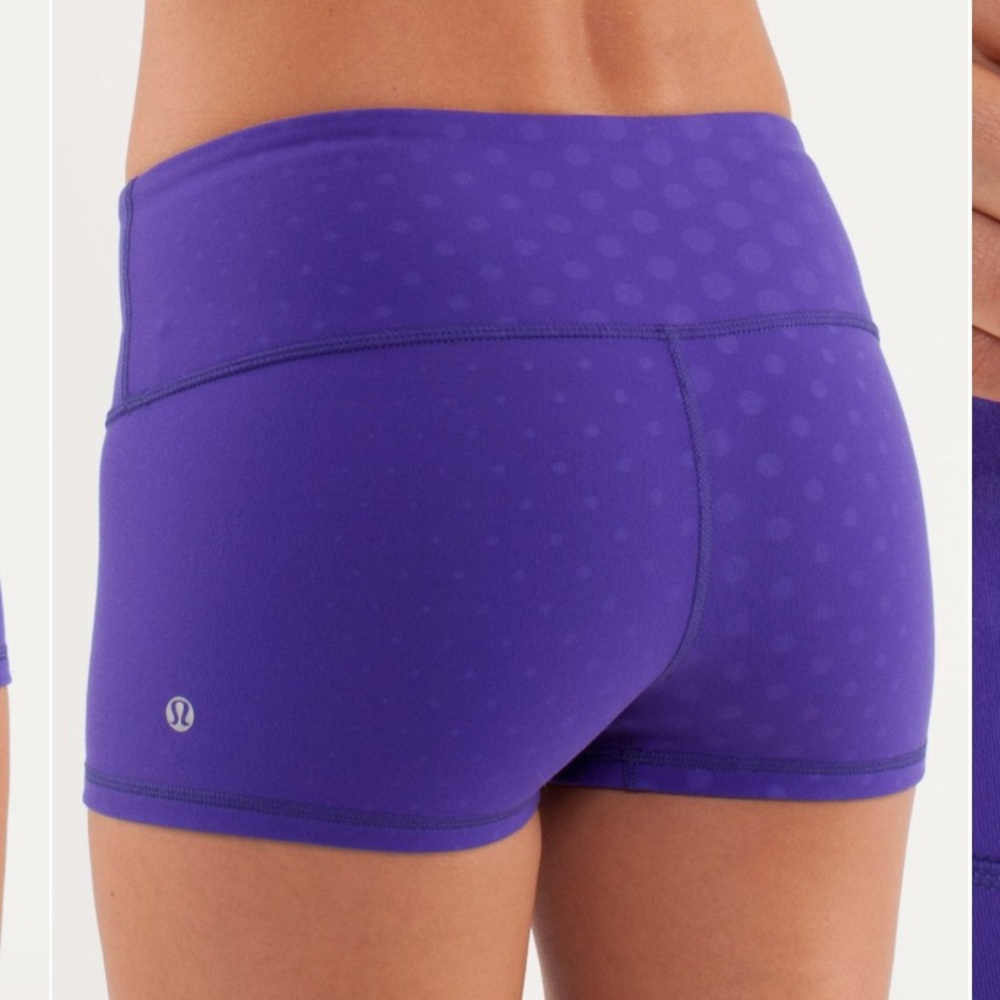Lululemon reversible boogie shorts, size 4